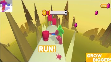 Blob Runner 3D ! Level 11-15 Gameplay android, ios