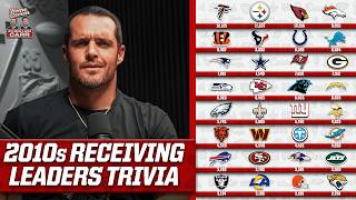 Former NFL QBs Try 2010's Receiving Trivia | David and Derek Carr