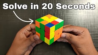 How to Solve Rubik's Cube in 20 Seconds Hindi Urdu