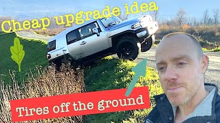 Offroading my FJ cruiser and a cheap interior upgrade that makes your ride look clean and slick.