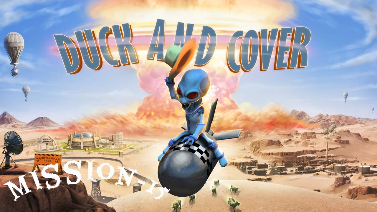 Destroy All Humans! Remake. Mission 15 – Duck and Cover | Area 42 (1440p).