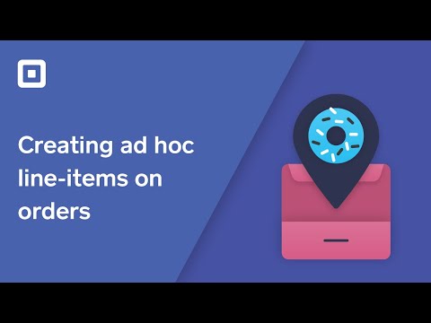 Sandbox 101: Ad Hoc Line-Items on an Order