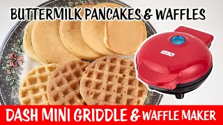 Buttermilk Pancakes and Waffles - Dash Mini Griddle - Day 24 Bonne Maman Advent Calendar 2023 by Counter Cooking 1,194 views 3 months ago 12 minutes, 43 seconds