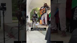 Jamming in Jamaica on Bob  Marley's 