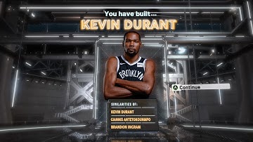 NBA2K20 KEVIN DURANT BUILD - DEMIGOD SCORING BUILD 2K20