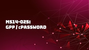 InfoSec: MS14-025 GPP/cPassword