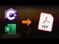 Put Data from Excel/CSV into a PDF Using C# (dotnet) - Create PDF in C# (QuestPDF)