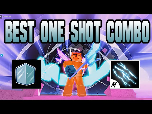 Replying to @lance692 ONE SHOT COMBO, 🥶 ICE V2 + ECLAW 🥶 #bloxfruit, ice combo