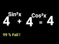 🔴 A Challenging exponential and trigonometric problem. equation solving @BongMatics