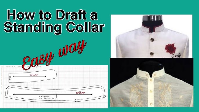 New Standing Collar: A Simple Professional Guide To Pattern Making For  Beginners