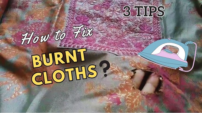 How to Repair Ironing Burn Hole on a Blouse 