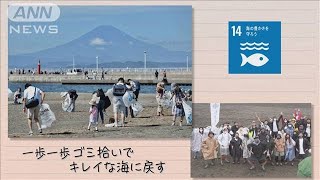 【SDGs】一歩一歩　ゴミ拾いでキレイな海に戻す(2021年9月4日)