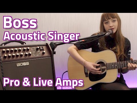 Boss Acoustic Singer Pro & Live Amplifiers - Review & Demo