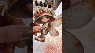 Spring is here!🌻 Beautiful Fairy Art Journaling 🧚‍♀️ #shorts #viral