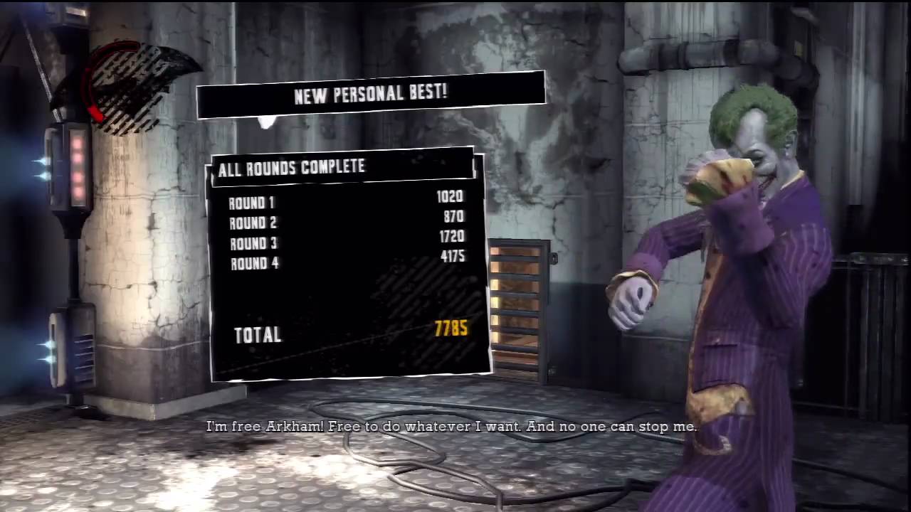 Batman: Arkham Asylum 'Joker Challenge Mode' TRUE-HD QUALITY - YouTube