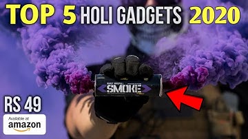 TOP 5 HOLI GADGETS AVAILABLE ON AMAZON & ALIEXPRESS | Holi Gadgets under Rs100,Rs200 and Rs500Amazon
