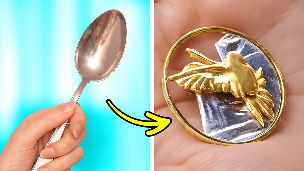 Fantastic DIY Jewelry Crafts Out Of Ordinary Objects | Cheap Miniature Ideas And Accessories