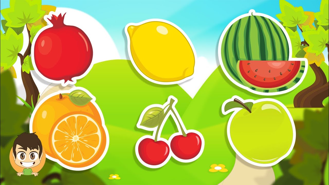 Learn Fruits In Arabic For Kids تعليم أسماء الفواكه للاطفال