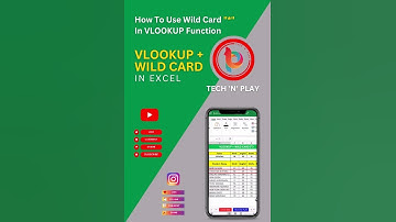 VLOOKUP + WILD CARD - Most Useful Excel Trick 😎 #shorts #exceltips #advanceexcelformula #excel 🔥