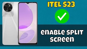 How To Split Screen  ITEL S23 || enable split screen