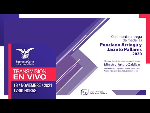 Ceremonia Entrega de Medallas I Ponciano Arriaga y Jacinto Pallares 2020