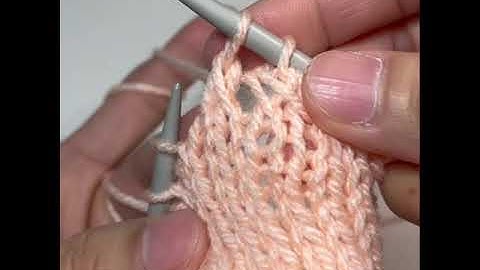 How to k2tog tbl | VGYS