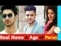 Real name and age of actors in porus