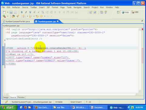 Java Portlet Development w IRAD for WebSphere Portal Server