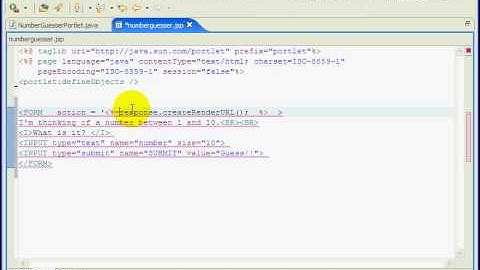 Java Portlet Development w IRAD for WebSphere Portal Server