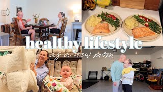 VLOG | healthy lifestyle habits as a mom, spring cleaning, home decor shopping & night routine!