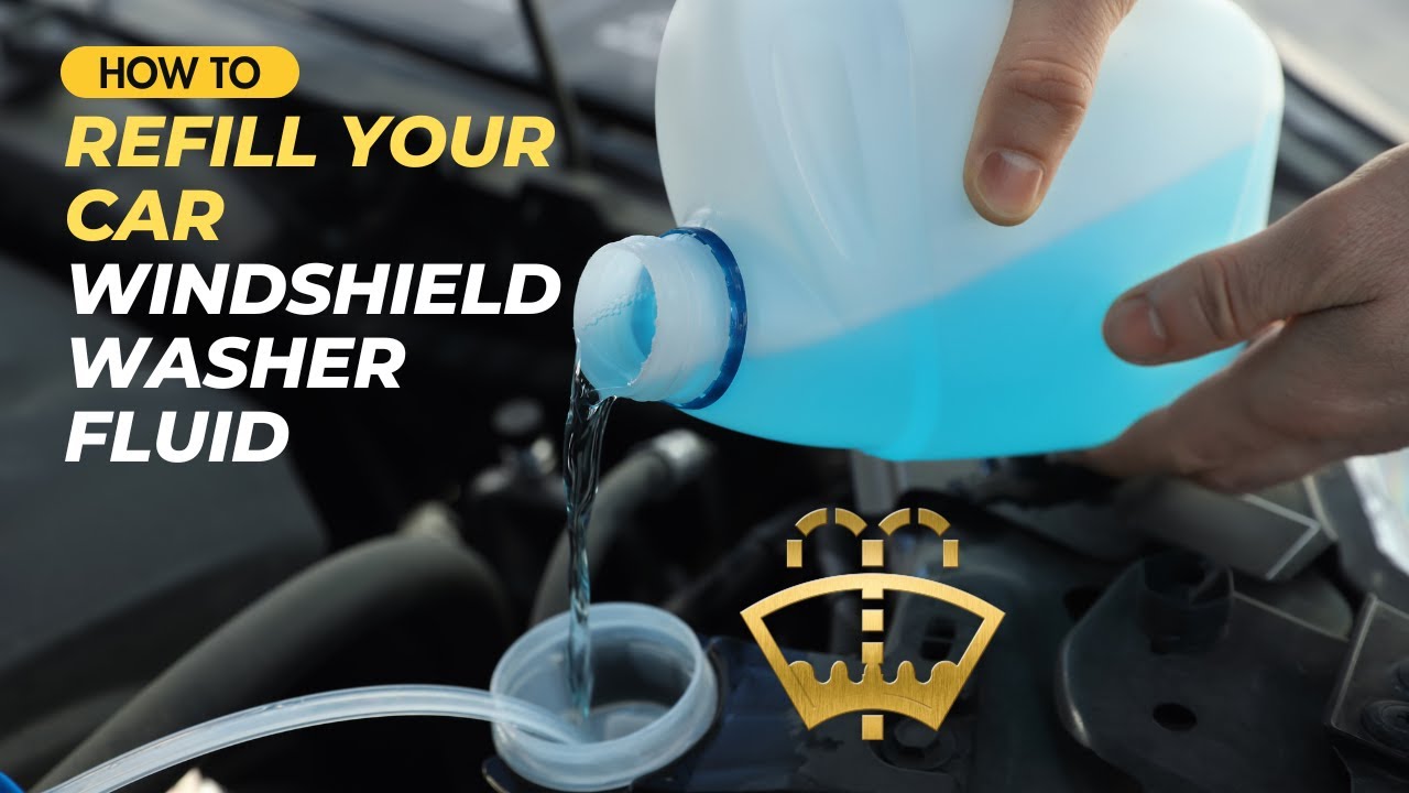 How to Refill Windshield Washer Fluid in any car 