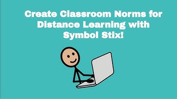 How to Create Classroom Norms for Distance Learning | Unique Learning System | Symbol Stix