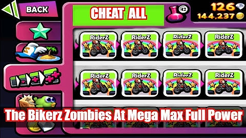 Cheat All Zombie Tsunami The Bikerz Zombies At Mega Max Full Power