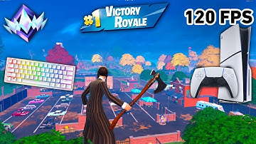 Fortnite Unreal Ranked Reload On PS5 | Keyboard & Mouse Gameplay | 120 FPS | 4K