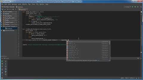 Python Programming Tutorial   37  -  Word Frequency Counter 3/3
