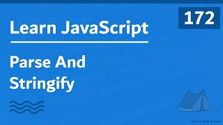Learn JavaScript In Arabic 2021 - #172 - Parse And Stringify
