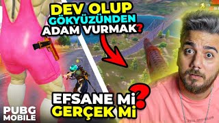 DEV OLUP GÖKYÜZÜNDEN ADAM VURMAK MÜMKÜN MÜ ? PUBG Mobile EFSANE Mİ GERÇEK Mİ ? | Egoist Pati