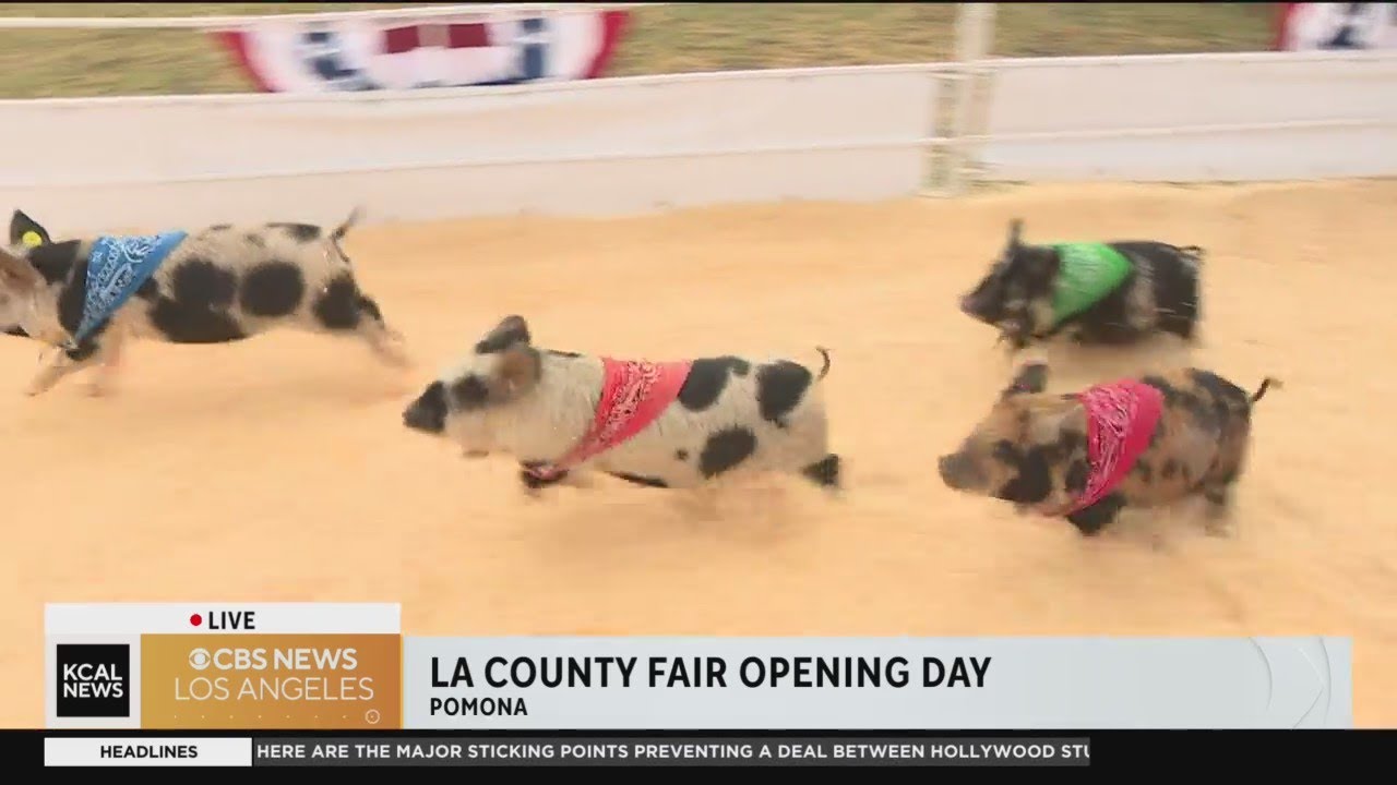 Los Angeles County Fair opening day