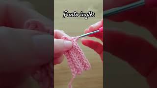 #crochetfácil punto inglés