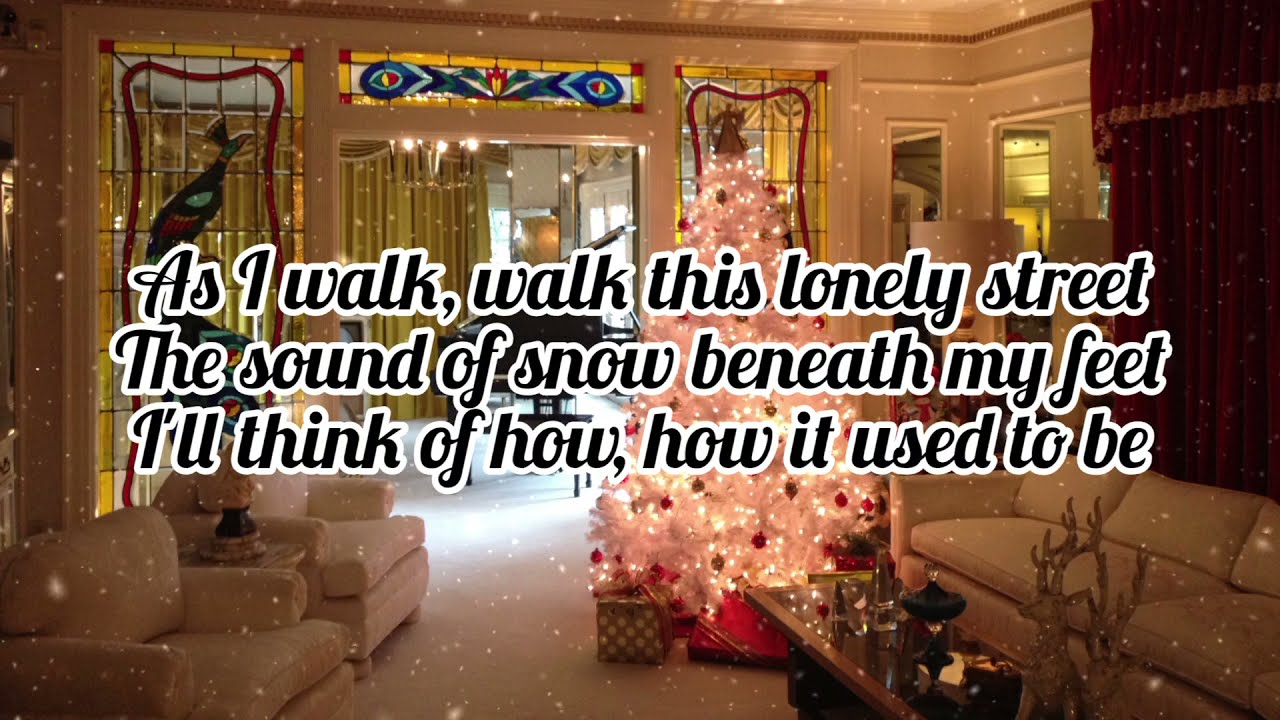 Elvis Presley Holly Leaves And Christmas Trees (Lyrics) YouTube