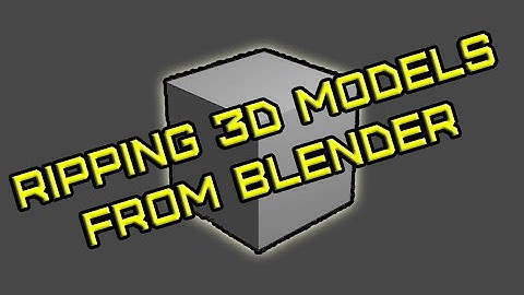 How To Rip The Default Cube From Blender - Blender Bach