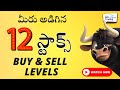 12 stocks with technical levels stock recommendations telugu stocks to invest right now