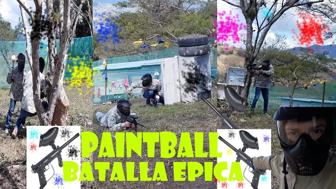 paintball batalla epica con mis amigos tkevin YouTube