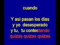 Quizas Quizas Quizas Karaoke Tony Ginzo 
