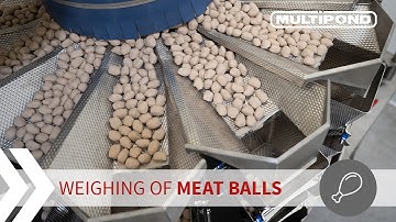 MULTIPOND | Verwiegen von Fleischbällchen | Mehrkopfwaage