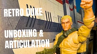 G.I. Joe Classified Duke (Retro) Unboxing and Articulation