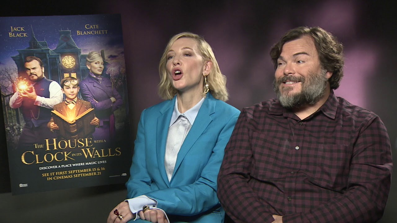 Cate Blanchett and Jack Black talk "The House With A Clock In Its Walls