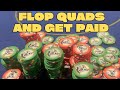 I flop quads and my opponent jams river   must see  kyle fischl poker vlog ep 132