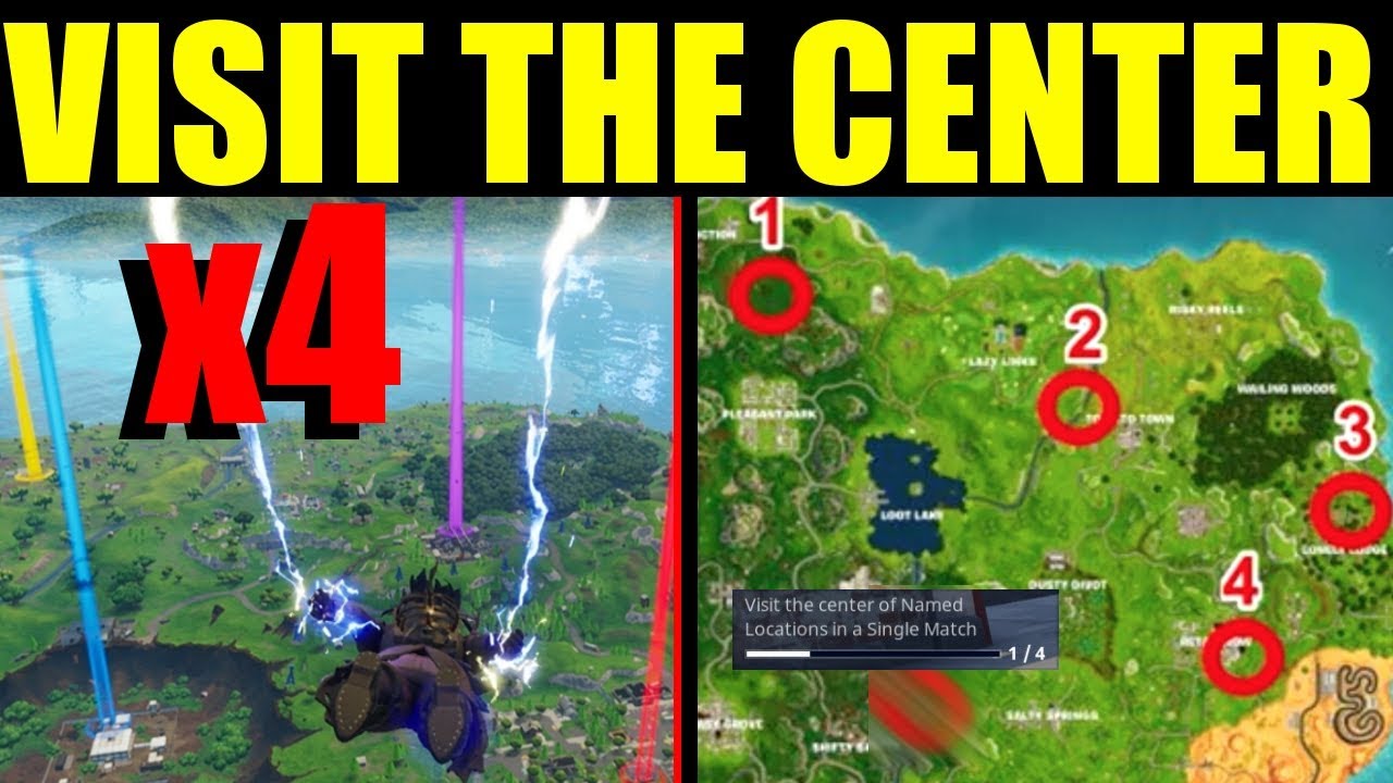 Visit different Named Locations In A Single Match" Location Easy Fortnite  Week 7 Challenges - YouTube