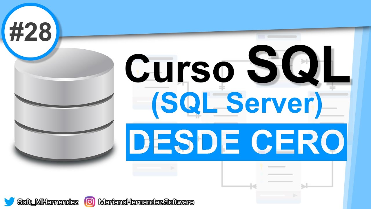 Curso SQL Server Desde Cero - (28) Transacciones SQL y variable @@ERROR ...